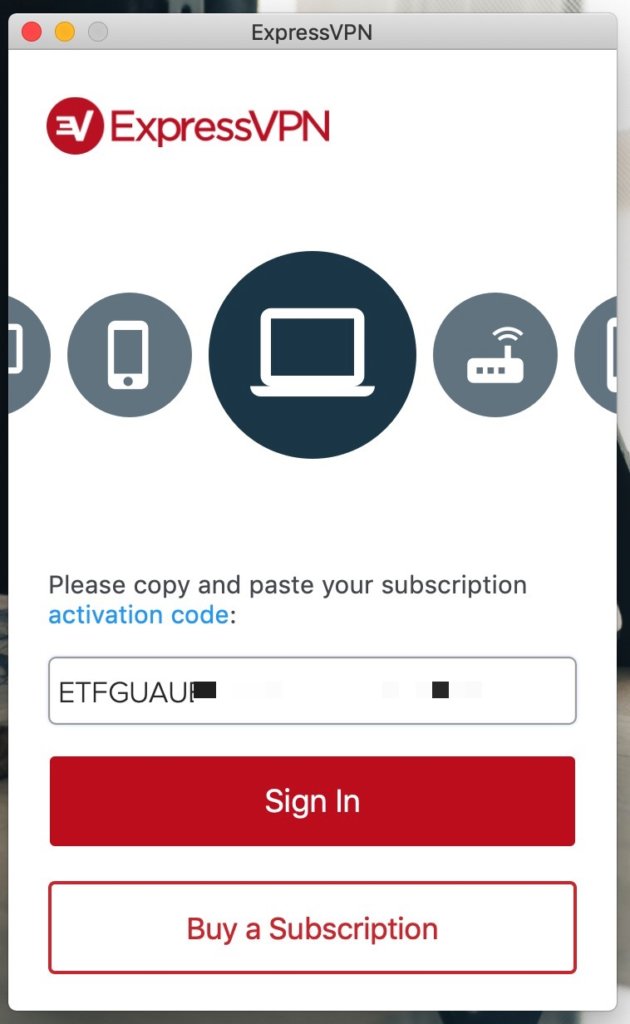 輸入前面所複製的Activation code