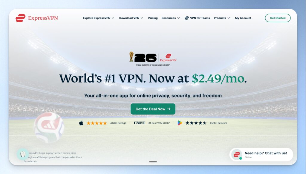 ExpressVPN 官方網站