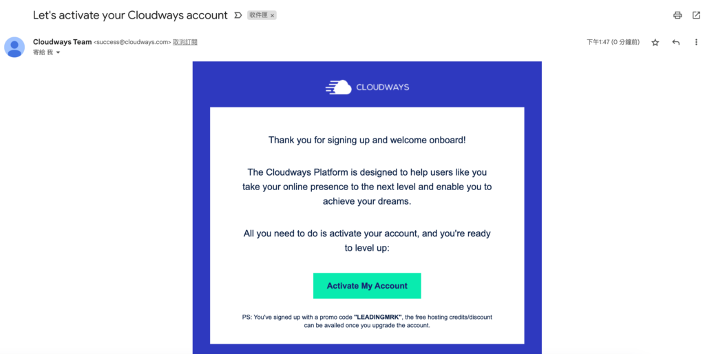 【 WordPress 架站教學#1】透過 Cloudways 架設你的 WordPress 網站!每月 12 美元即可擁有極致效能! 5