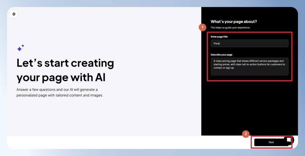 10Web AI Website Builder 功能畫面