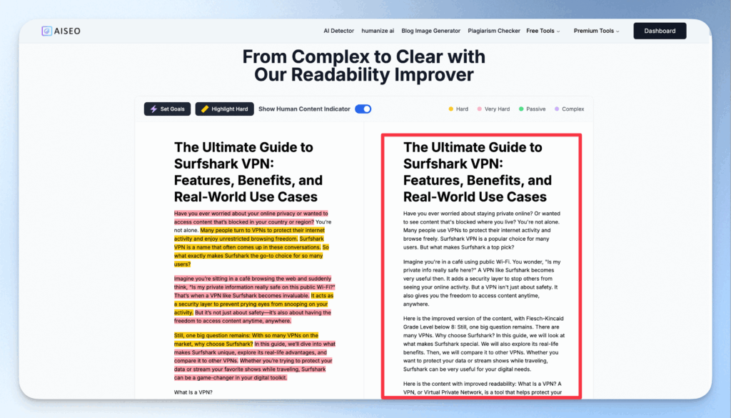 AISEO-article-genetate-and-readability-Improver