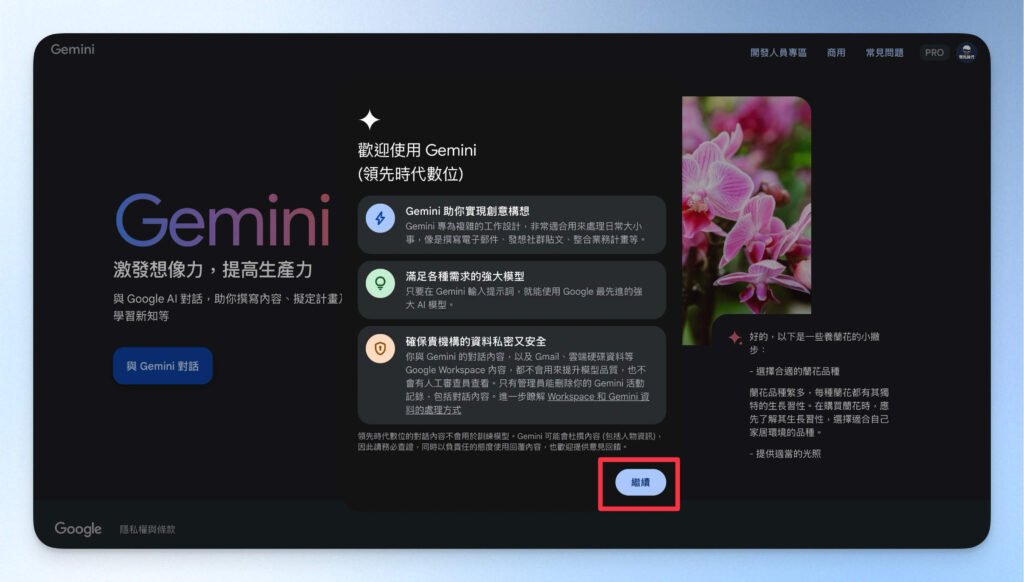 Gemini 教學：Workspace 版功能介紹