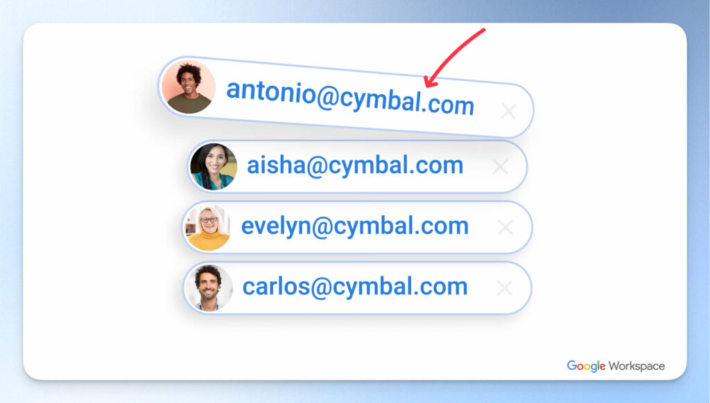 用自訂、專業的公司網域來建立 Gmail 帳號
