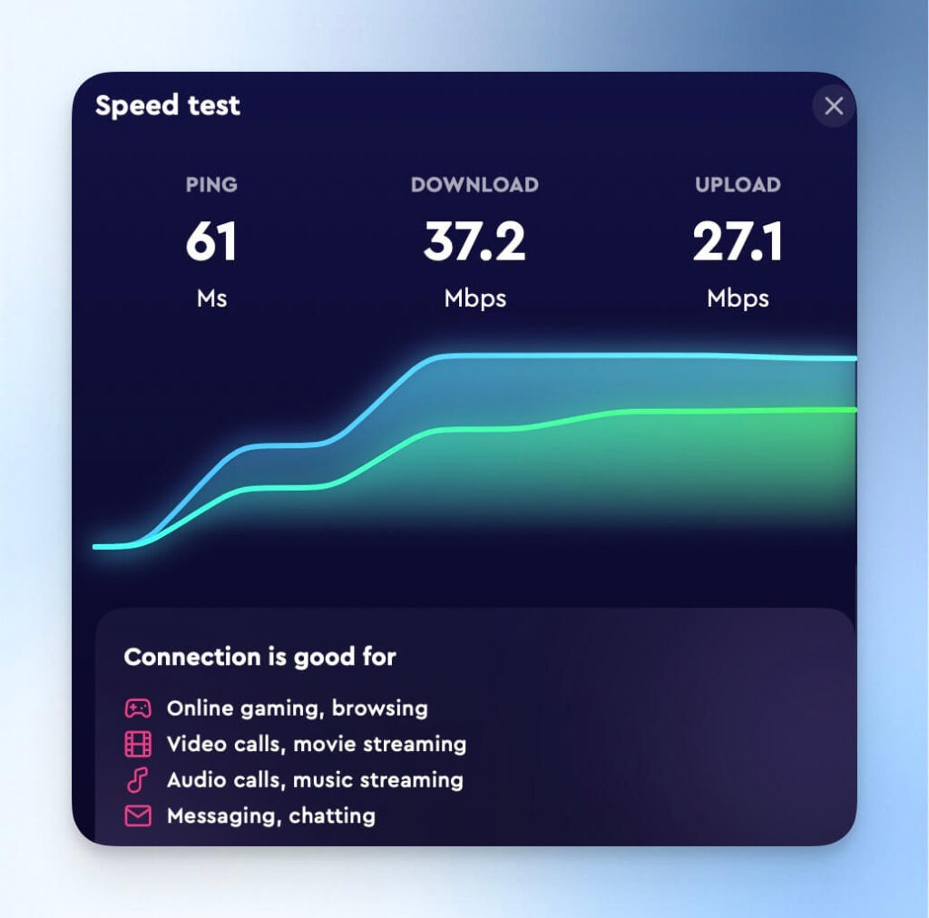 ClearVPN 香港網路連線速度實測