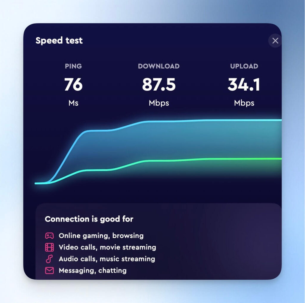 ClearVPN 日本網路連線速度實測