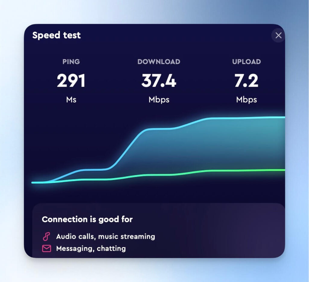 ClearVPN 英國網路連線速度實測