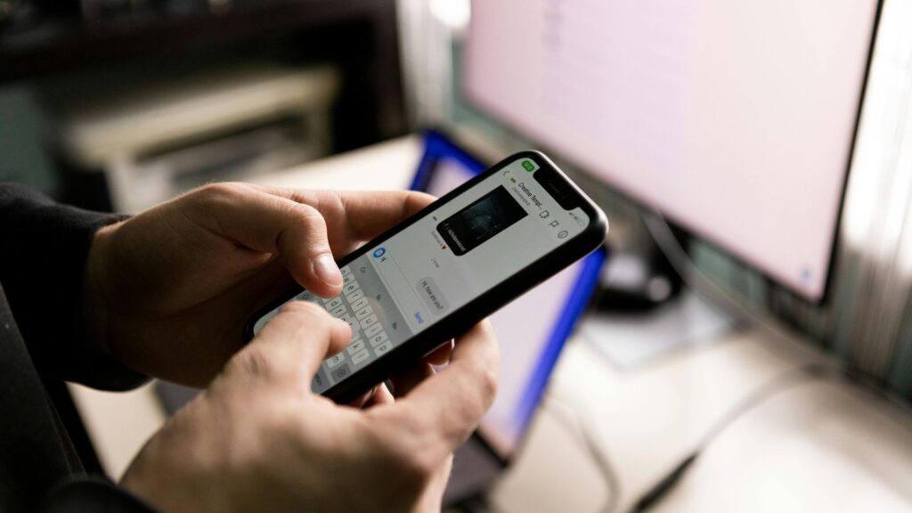 透過社群軟體發送詐騙訊息