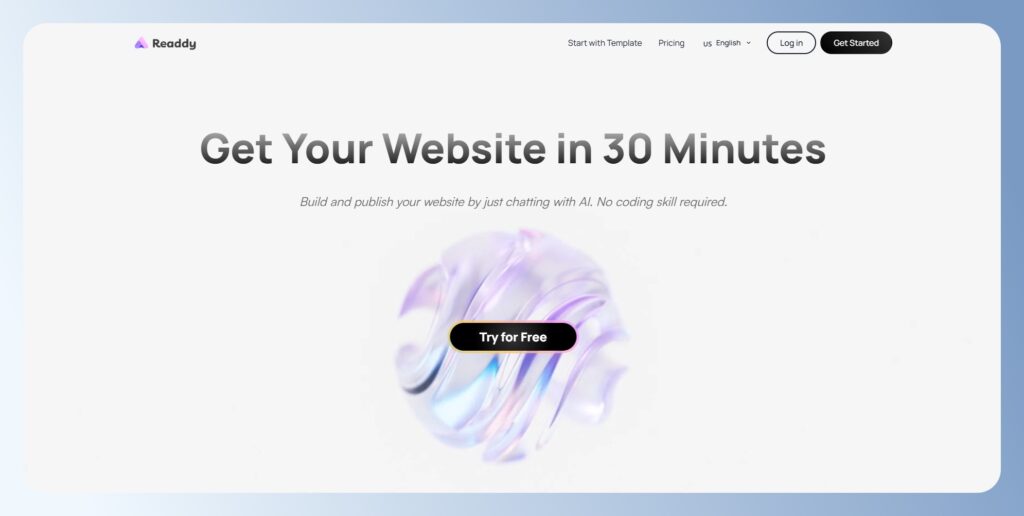Readdy AI 官方首頁