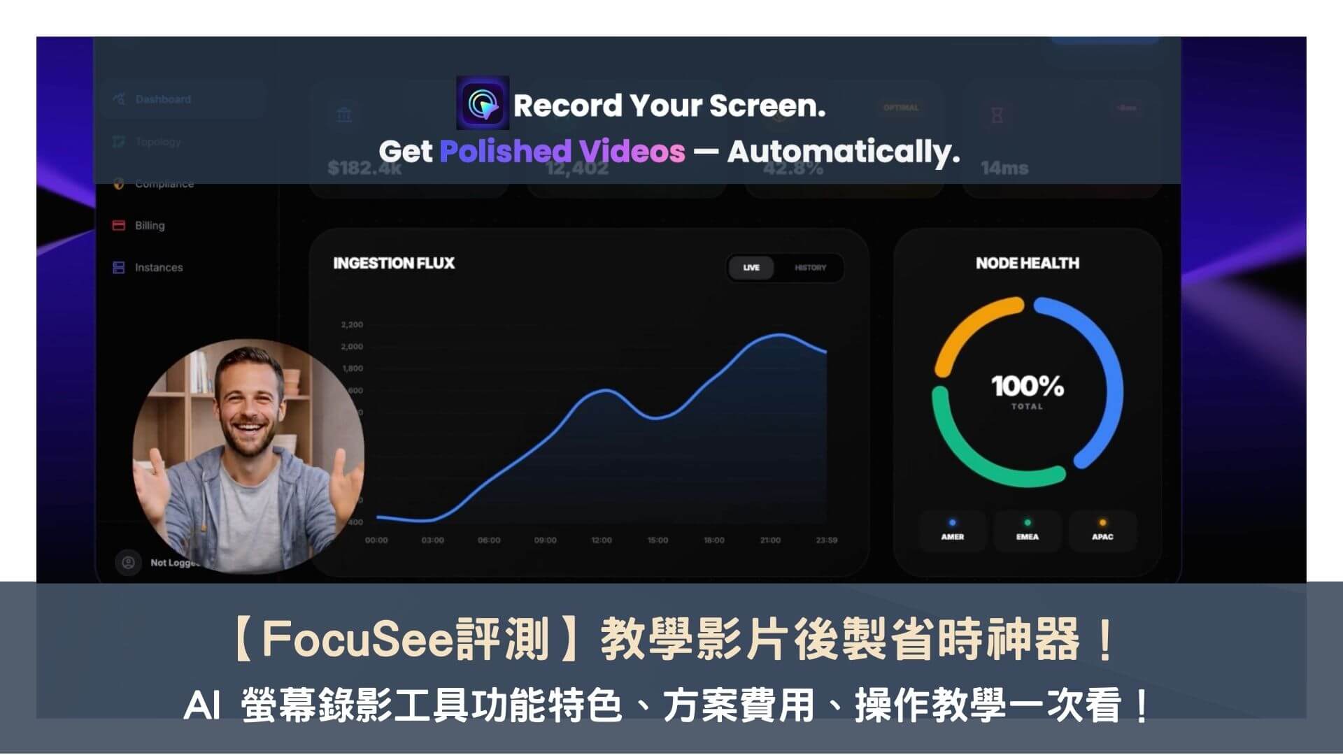 【FocuSee評測】教學影片剪輯超省時?平價版 Screen studio?AI 螢幕錄影工具功能特色、方案費用、操作教學一次看!